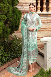 Y-905 | 3PC Unstitched Luxury Lawn Collection Riwayat By Ramsha
